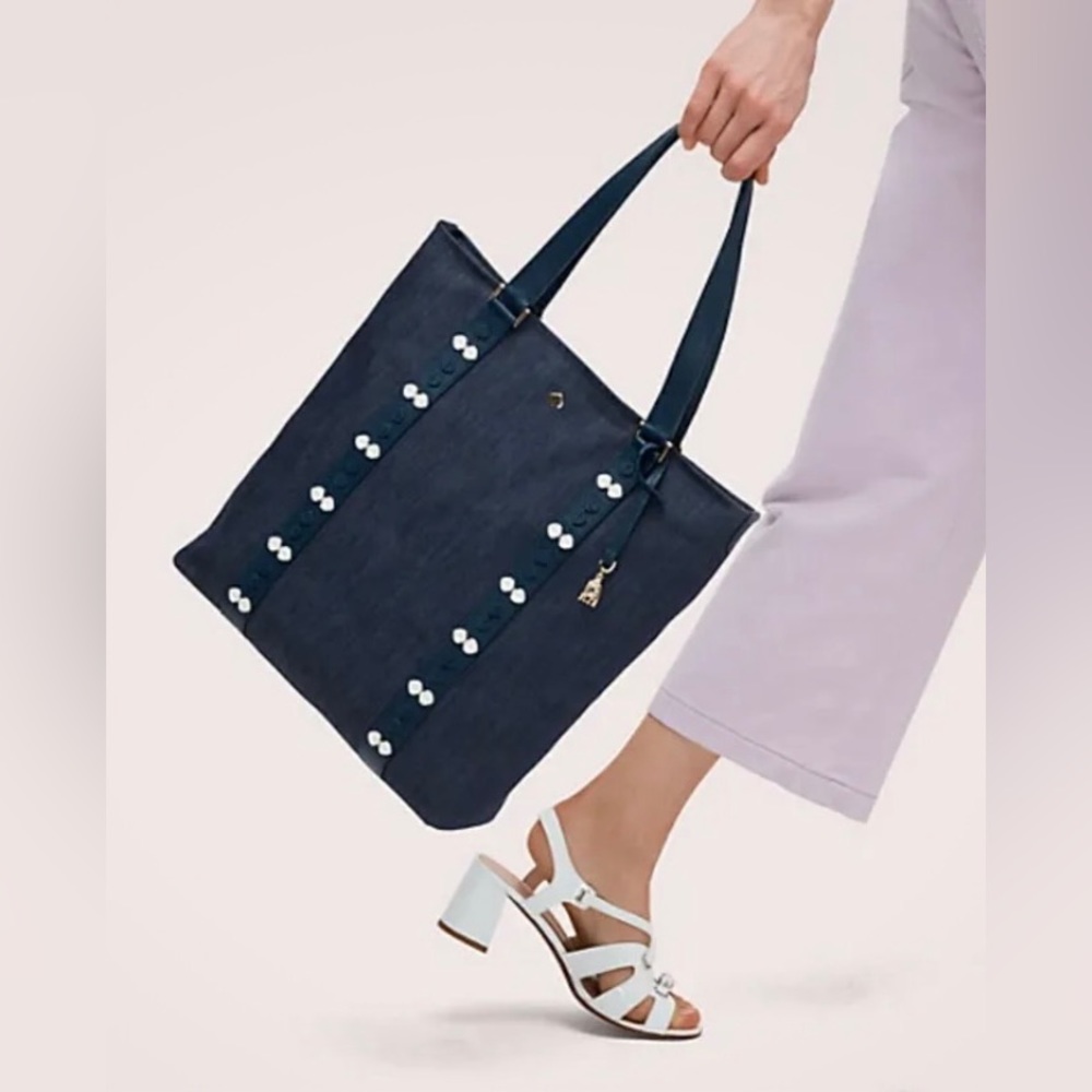 Kate Spade On Purpose North South Denim Tote - Picture 1 of 8